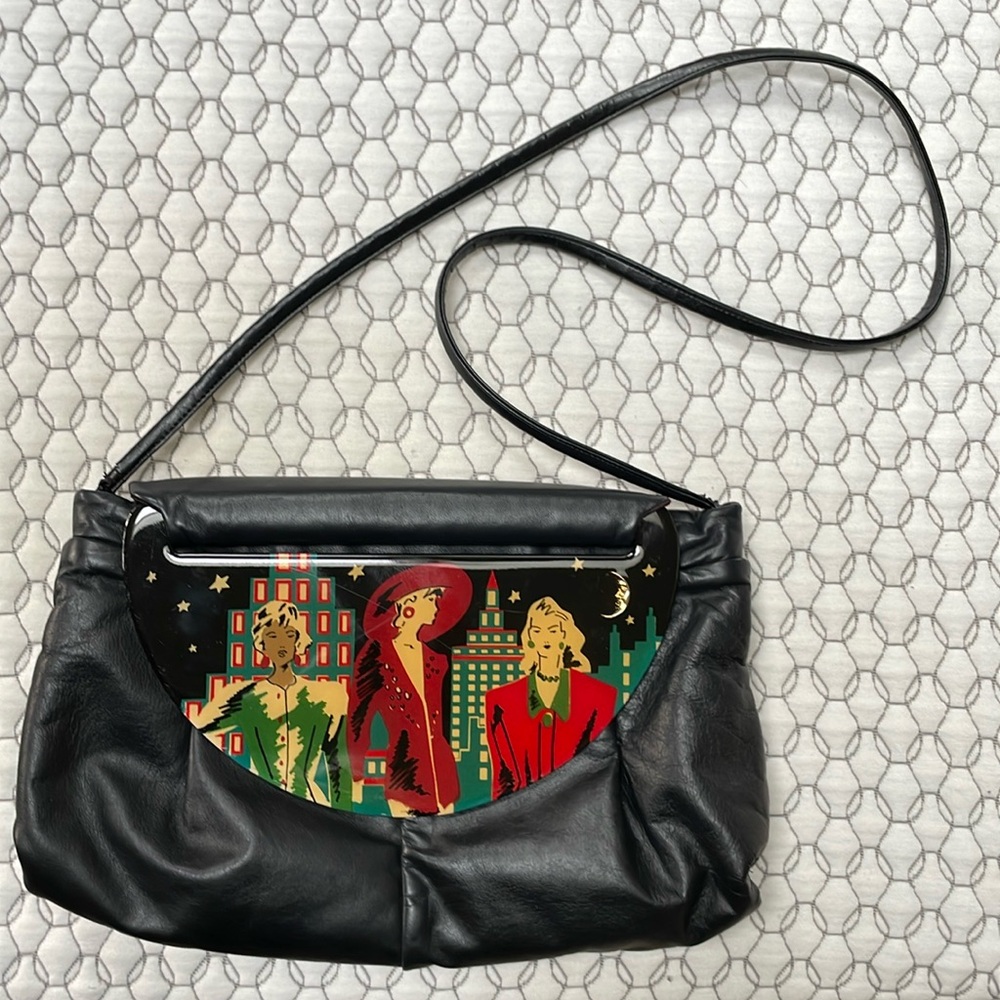 MOON-BAGS Patricia Smith Designs Milwaukee Crossbody Vintage Handbag